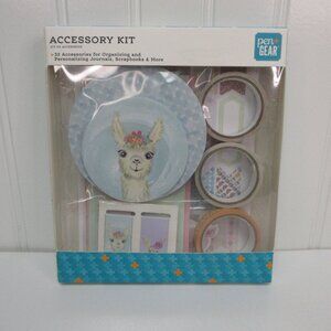 Pen+Gear Llama Accessory Kit 32 Pcs Organizing Binder Planner Journal Scrapbooks